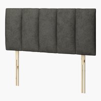 Headboard H50 STITCHED Double Grey-50