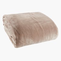 Pledd GULSKOLM 220x240 fleece taupe