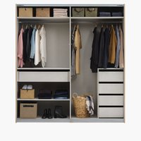 SALTOV wardrobe 204 + accessories oak
