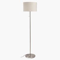 Golvlampa KRISTOF H145cm borstat stål