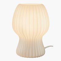 Lámpara de mesa GERLUF Ø15×A21 cm blanco