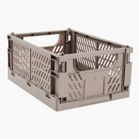Koš MILAS Š25xD34xV15 cm skládací šedá