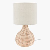 Lampa stołowa HELMER Ś17xW32cm naturalny