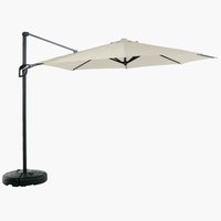 Zwevende parasol TRONDHEIM Ø300 off-white