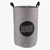 Laundry basket ENAR D39xH58cm grey