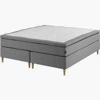 Kontinentalsäng 180x200 GOLD C75 memory grå-23