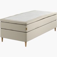 Boxspring 90x200 GOLD C75 latex zand-91