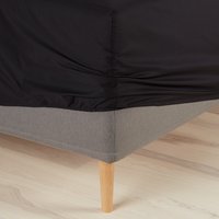 Fitted sheet FRIDA S.KNG black