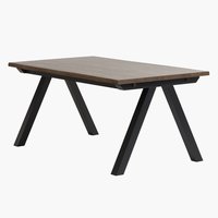 Table SANDBY 100x160 chêne foncé
