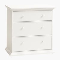 Commode FREDENSBORG 3 lades wit