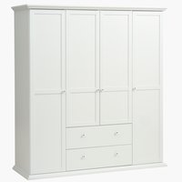 Wardrobe FREDENSBORG 183x200 white