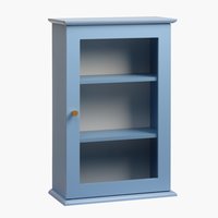 Wandkast MALLING 1 deur blauw