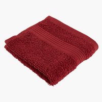 Asciugamano viso KARLSTAD 30x28 borgogna