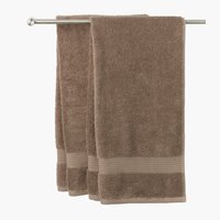 Asciugamano da bagno KARLSTAD 70x140 cm marrone KRONBORG