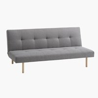 Sofa bed HOLSTED grey fabric