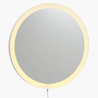Espejo ORUP con LED Ø55 blanco