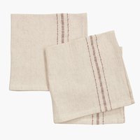 Cloth napkin KASTANIE 40x40 natural 2pcs/pk
