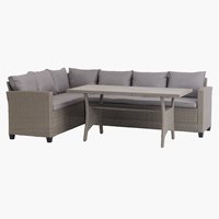 Lounge set ULLEHUSE 6-seater natural