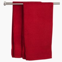 Håndklæde KARLSTAD 50x100 rød