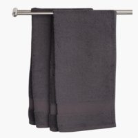 Håndklæde KARLSTAD 50x100 mørkegrå
