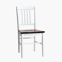 Ruokapöydän tuoli BRANDERUP valk./ruskea