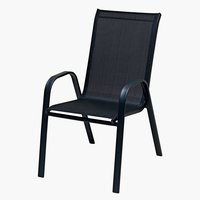 Krzesło LEKNES czarne