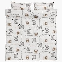 Conj capa edredão SIGNE cetim S.KING