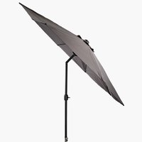 Market parasol AGGER D300 dark grey