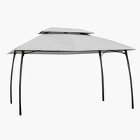 Gazebo roof SANKT HANS W3xL4m grey