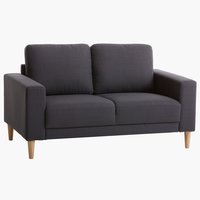 Sofa EGENSE 2-pers. mørkegrå