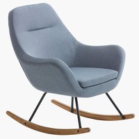 Rocking chair NEBEL light blue