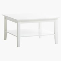 Table basse NORDBY 80x80 blanc