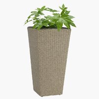 Vaso jardim BLOMMOR L36xC36xA70 natural