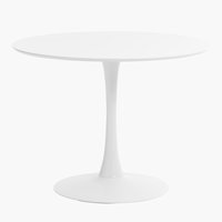Stół RINGSTED Ø100 biały