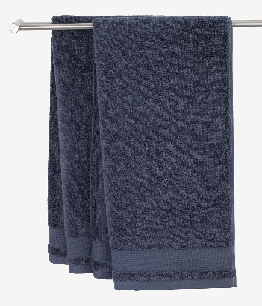 Hand towel NORA 50x100 dark blue JYSK