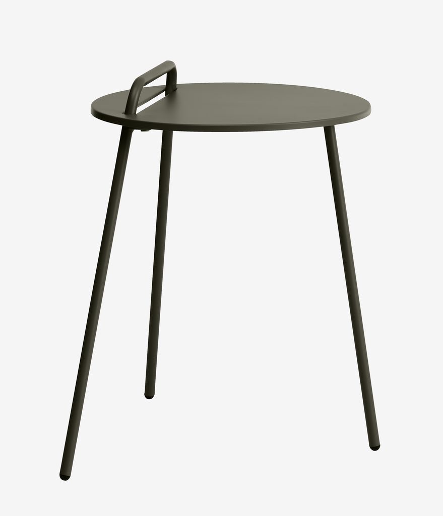 End table STAE D40 w/handle olive green | JYSK