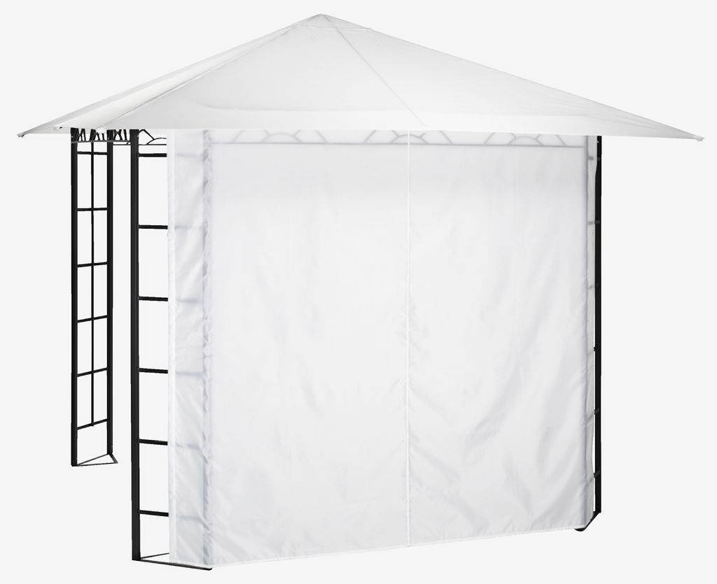 Gazebo side panel W2.3xH2m white JYSK