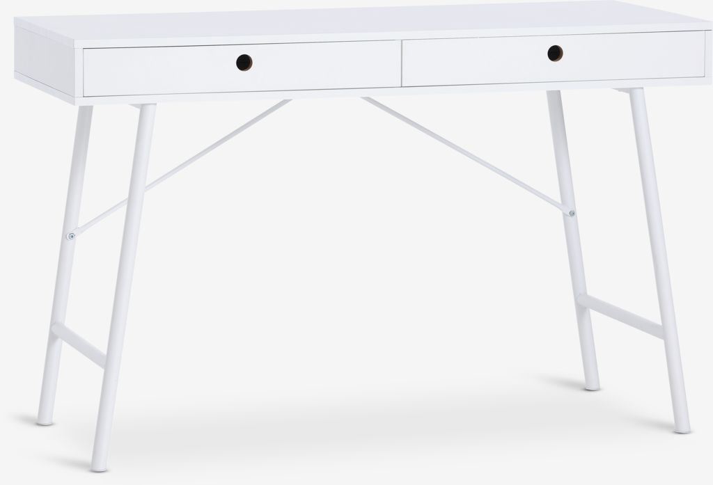 Desk STENVAD 48x120 2 drawers white | JYSK