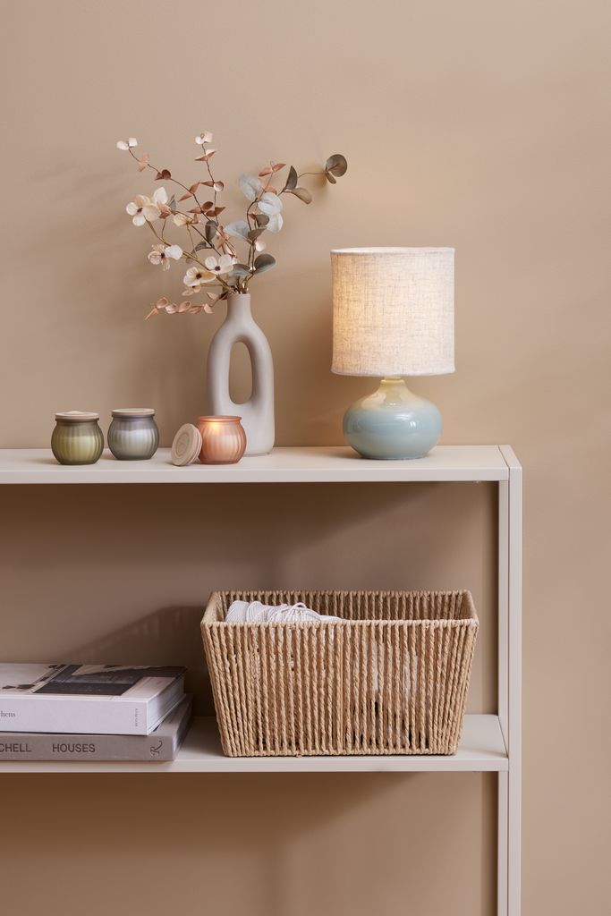 Lampa stołowa EIVIN Ś15xW25cm porcelana