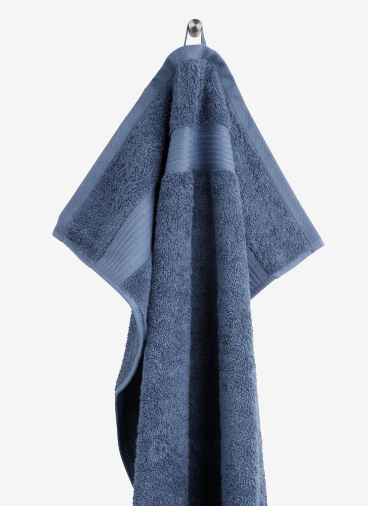 Serviette De Bain OM Droit Au But - 100% Coton, Ultra-absorbante, Idéale Plage Et Piscine