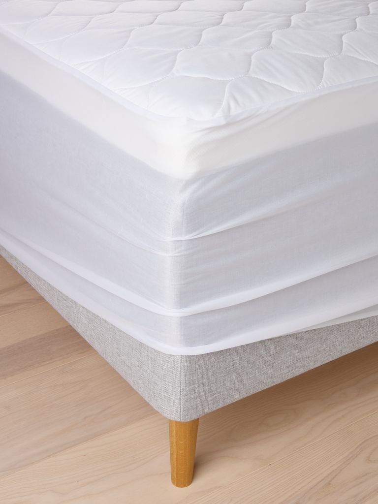 Alpes Blanc Coprimaterasso Integrale Con Cerniera – 160x200 Cm – 50% Cotone 50% Poliestere – Adatto A Materassi Alto 15-25 Cm