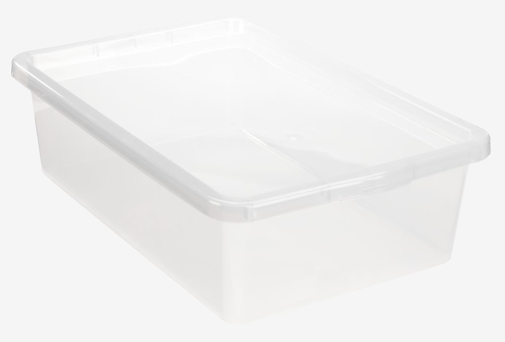 Contenitore sottoletto BASIC BOX 30 L con coperchio traspar. JYSK