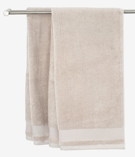 Asciugamano da bagno NORA 70x140 cm color sabbia KRONBORG