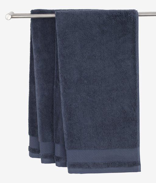 Toalla de lavabo NORA 30x50 azul oscuro