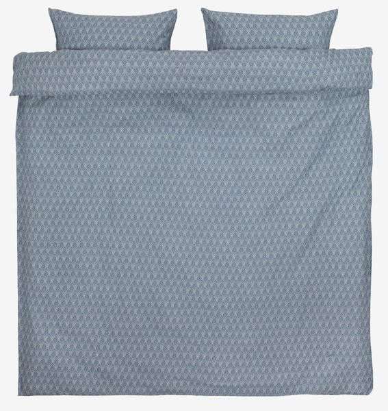 Set flanelske posteljine MARCELA 200x220 plava