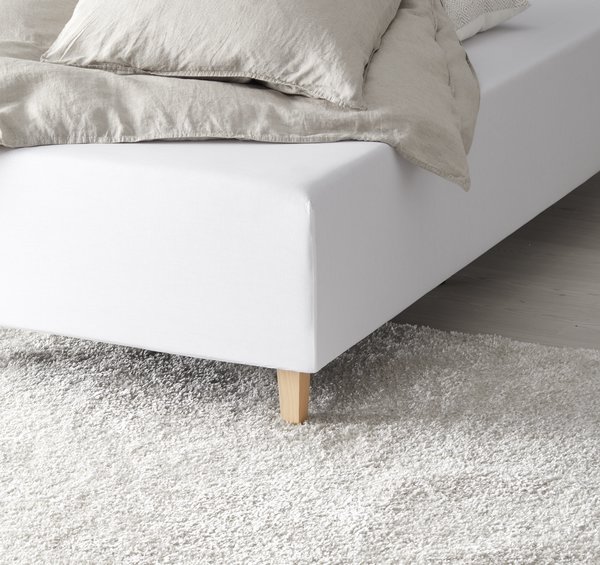 Fitted sheet DAGNY Single white JYSK