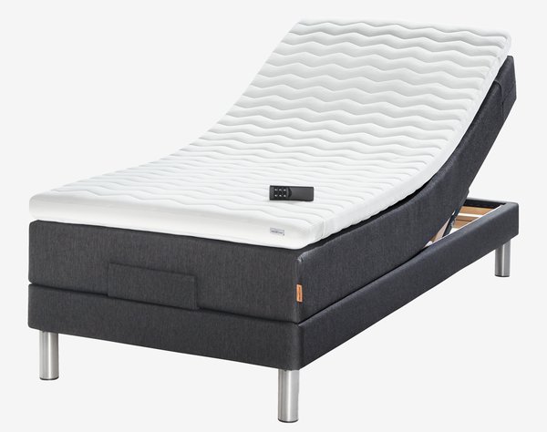 Adj. bed 80x200 GOLD E40 memory Grey-40