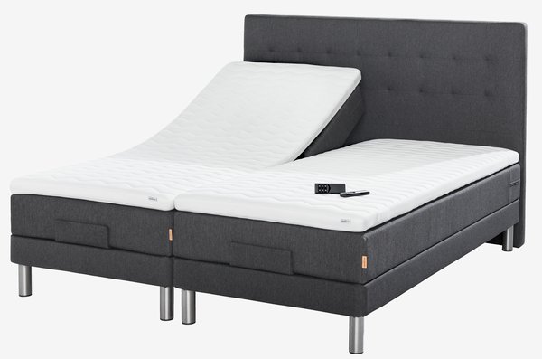 Elevationsseng 80x200cm JOSELVA GE40 grå-40 LATEX