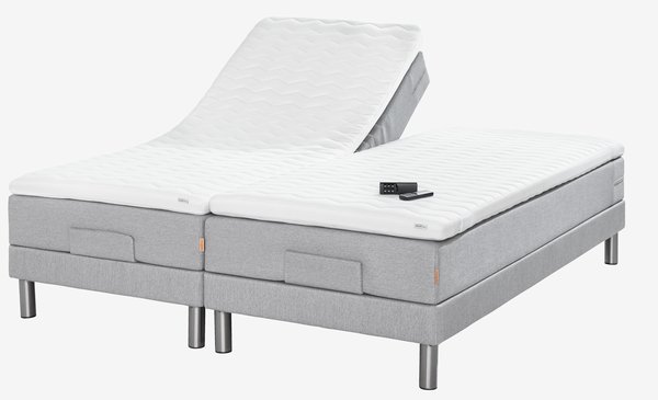 Elektrisch bed 90x210 JOSELVA GE40 grijs-27 latex