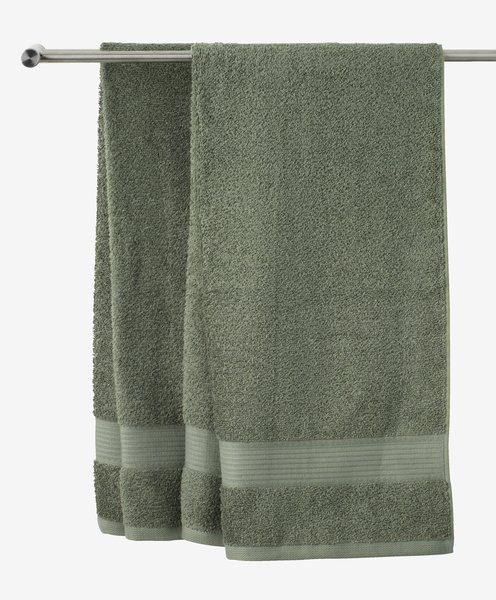 Badehåndklæde KARLSTAD 70x140 armygrøn